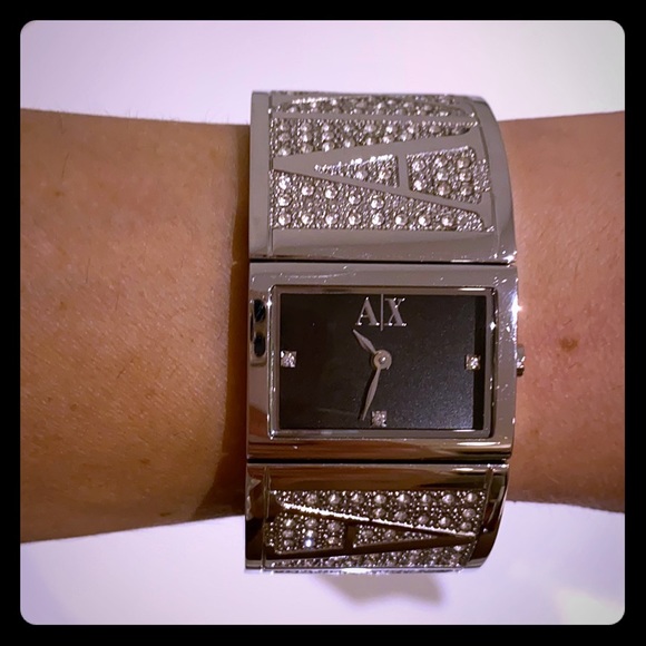 Armani Exchange rhinestones watch - Picture 2 of 8